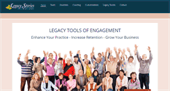 Desktop Screenshot of legacystories.com